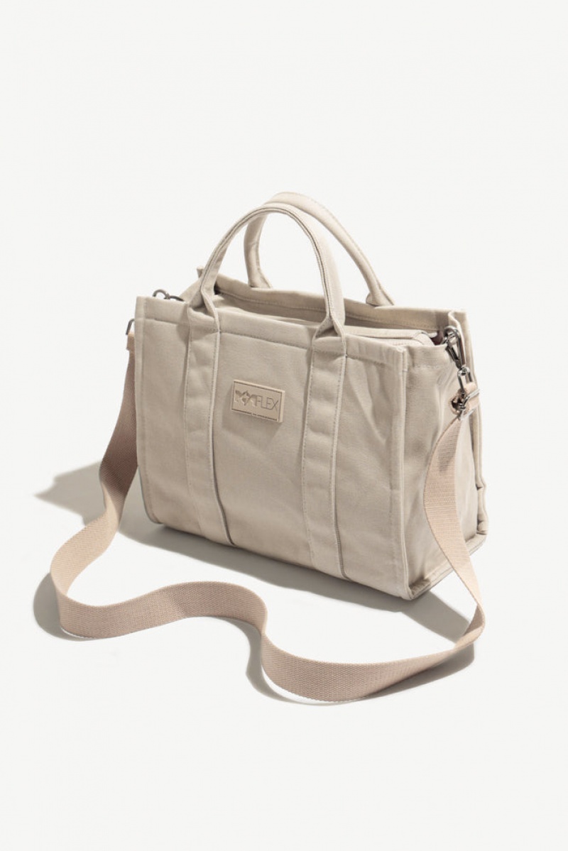 POPFLEX Small Sloane Tote Taupe | JNBO13624