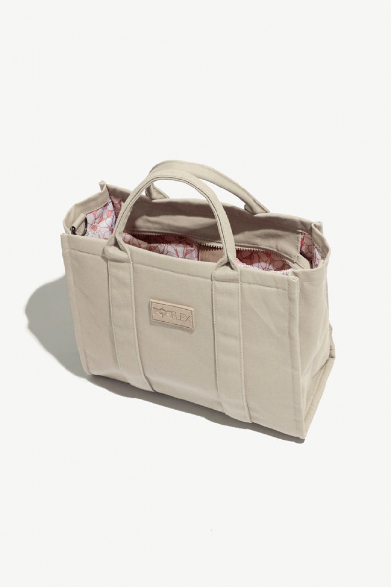 POPFLEX Small Sloane Tote Taupe | JNBO13624