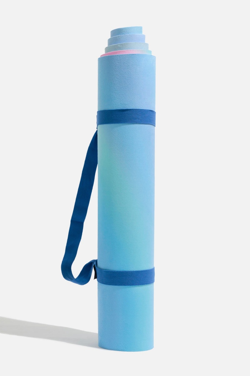 POPFLEX Super Široké 32” Veganské Semišové Jóga Mat Holographic | BTVS80653