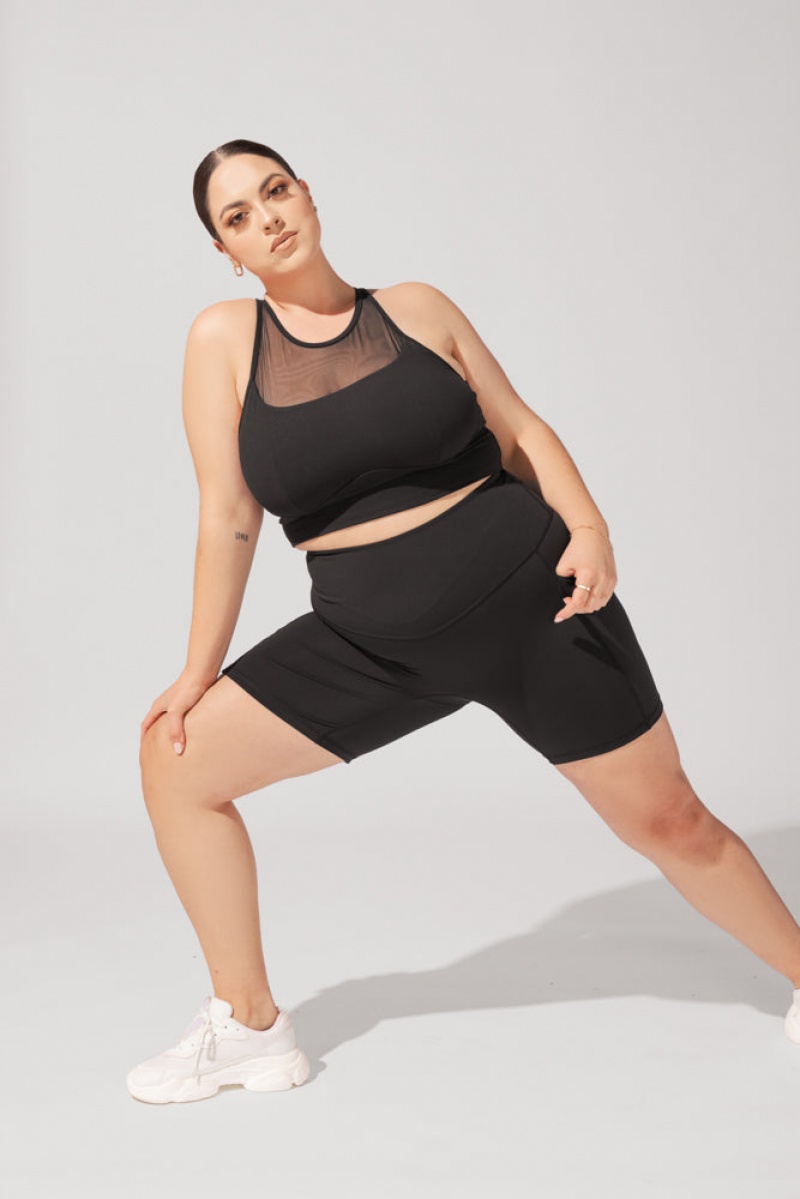 POPFLEX Supersculpt™ Cyklistické Krátké with Pockets (Soft Touch) Černé | DAHC29485