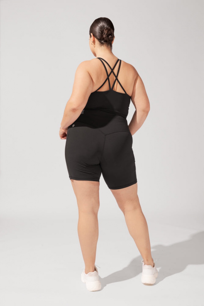 POPFLEX Supersculpt™ Cyklistické Krátké with Pockets (Soft Touch) Černé | DAHC29485