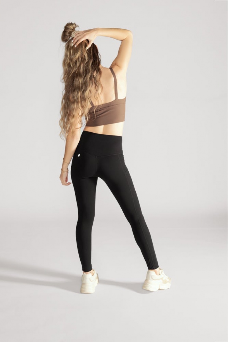 POPFLEX Supersculpt™ Leggings with Pockets (Soft Touch) Černé | EHCY07324