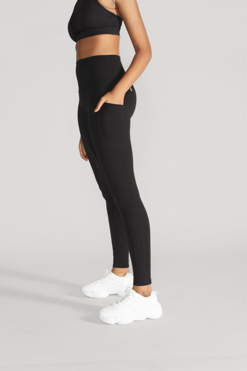 POPFLEX Supersculpt™ Leggings with Pockets (Soft Touch) Černé | EHCY07324