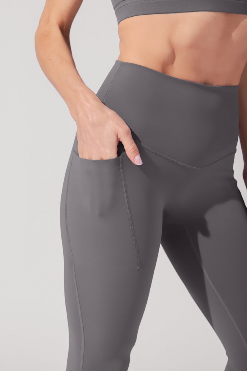 POPFLEX Supersculpt™ Leggings with Pockets (Pet Hair Resistant) Slate | PGZM28397