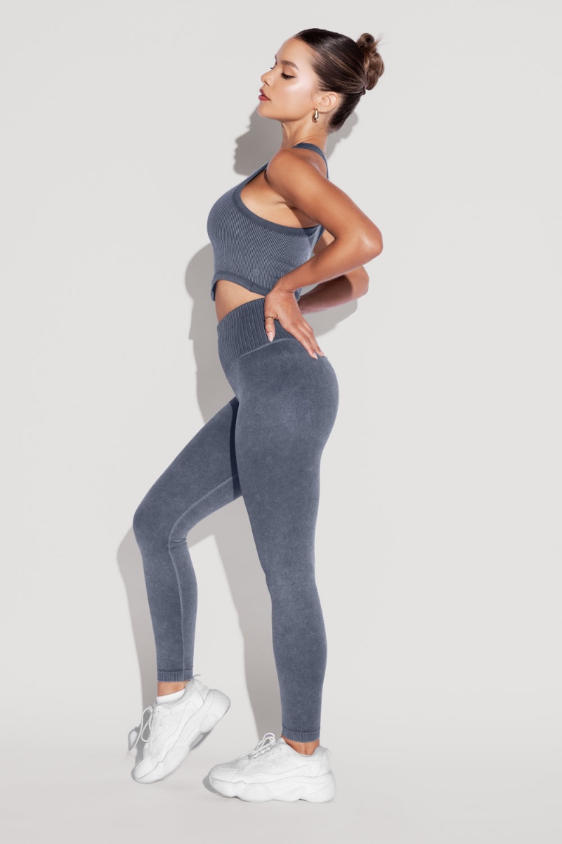 POPFLEX Supersculpt™ Seamless Leggings Indigo | ZFDH97610