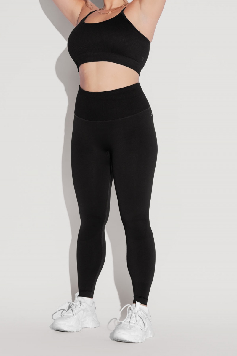POPFLEX Supersculpt™ Seamless Leggings Černé | KCLP51289