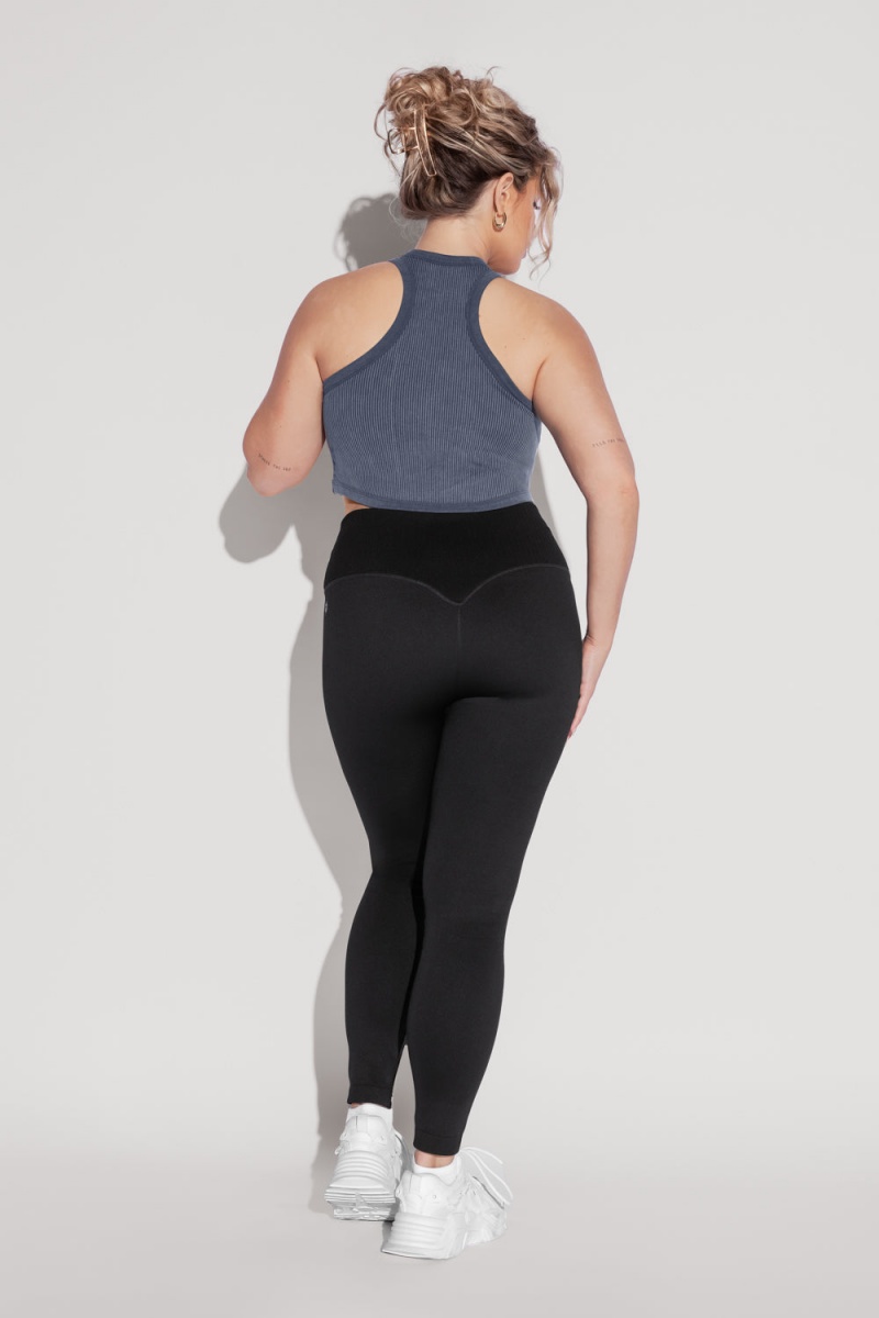 POPFLEX Supersculpt™ Seamless Leggings Černé | KCLP51289