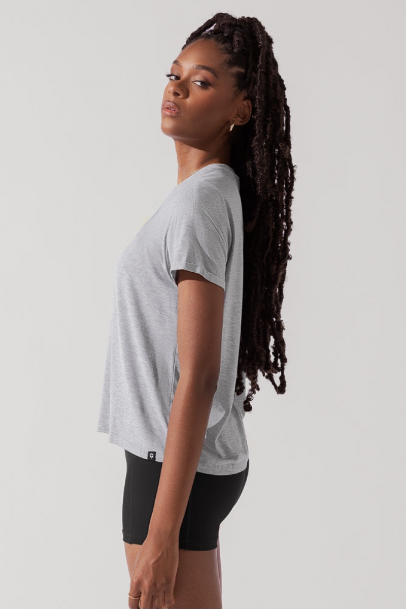 POPFLEX The Perfect Tee Šedé | KRIP40592