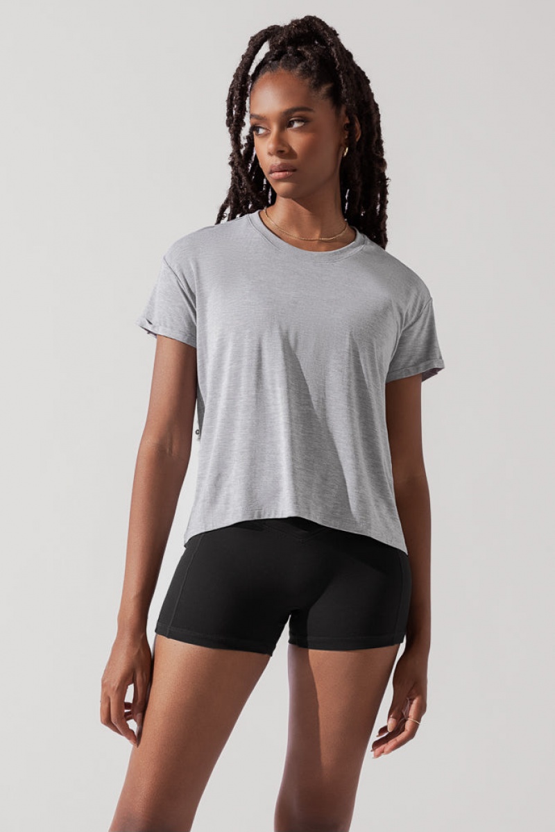 POPFLEX The Perfect Tee Šedé | KRIP40592