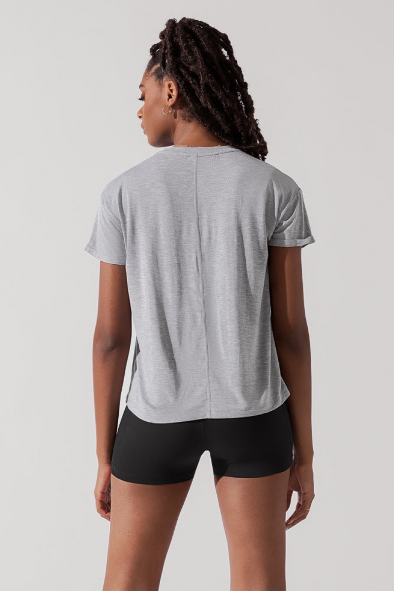 POPFLEX The Perfect Tee Šedé | KRIP40592