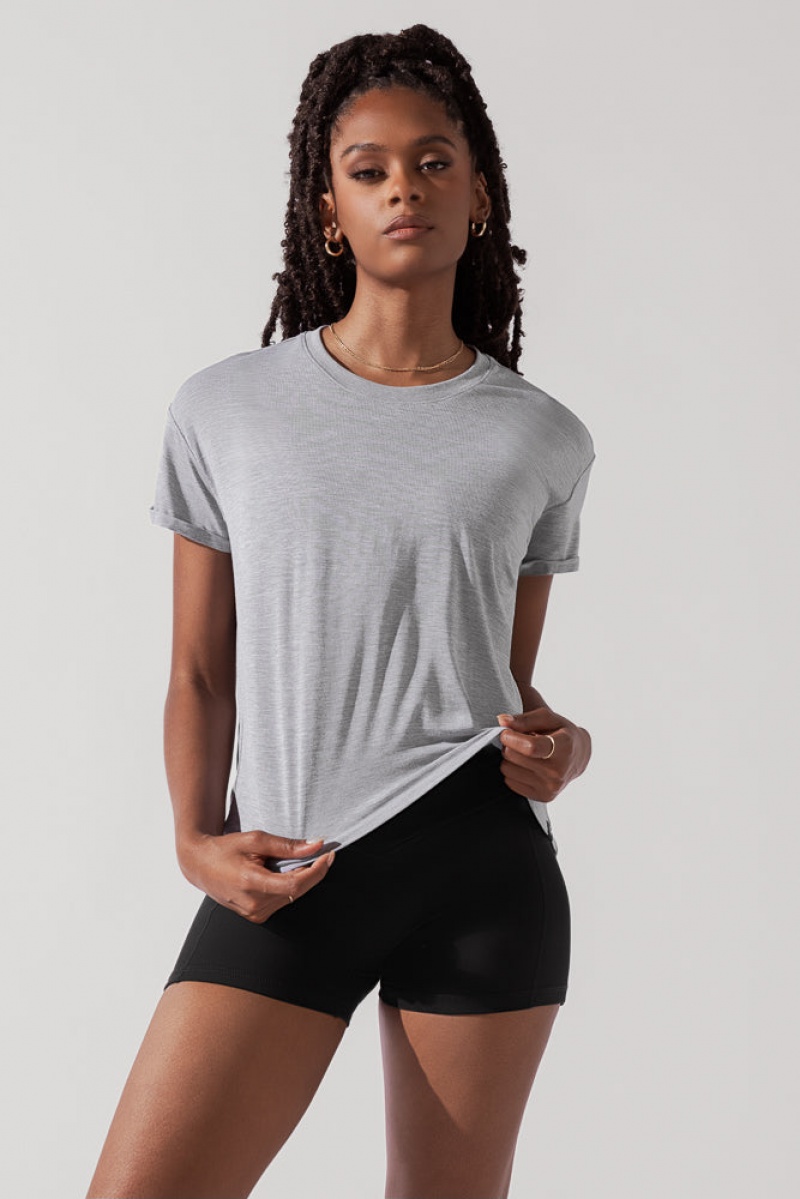 POPFLEX The Perfect Tee Šedé | KRIP40592
