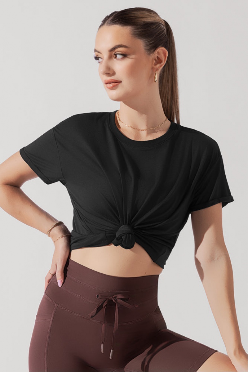 POPFLEX The Perfect Tee Černé | AWNL93280