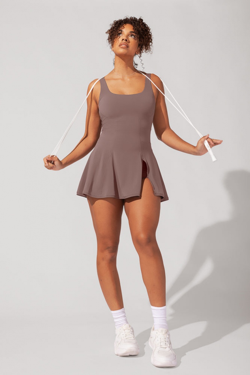 POPFLEX Tie-Breaker Superdress™ Peppercorn | LPFG69215