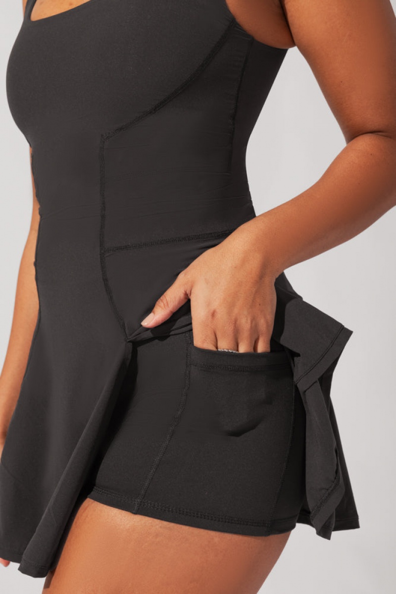 POPFLEX Tie-Breaker Superdress™ Černé | QVXN48519