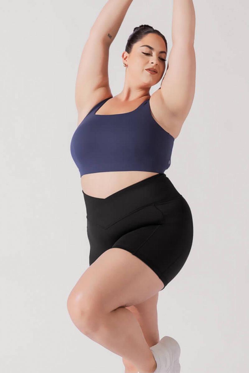 POPFLEX Tone Bra Tmavě Blankyt | WNIU86209