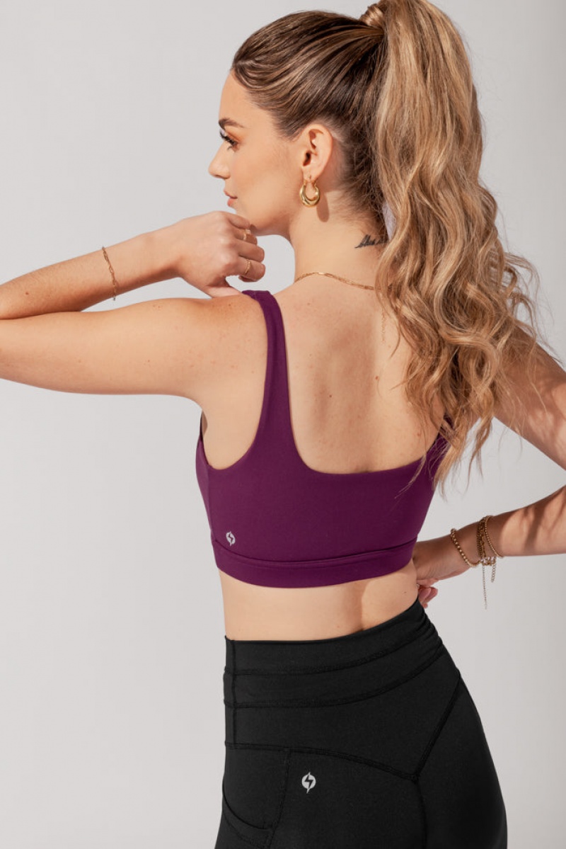POPFLEX Tone Bra Winter Plum | UYSE04591
