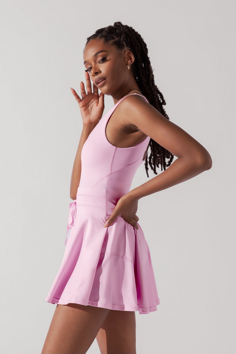 POPFLEX Twirl Šaty Bubblegum | UAIR40371