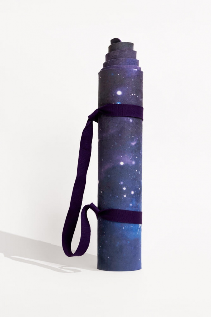 POPFLEX Veganské Semišové Jóga Mat Diamond Sky | PUQS85127