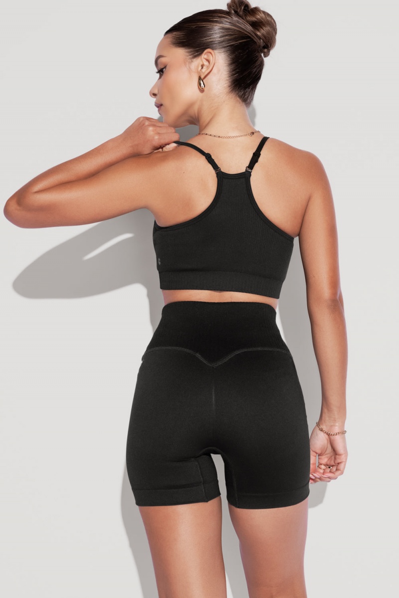POPFLEX What's the Scoop Seamless Bra Černé | RNUX50129