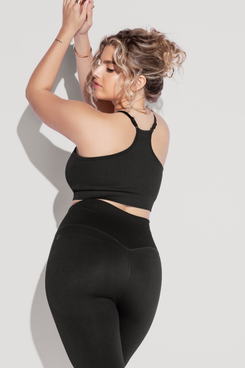 POPFLEX What's the Scoop Seamless Bra Černé | RNUX50129