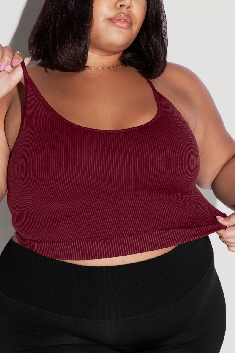 POPFLEX What's the Scoop Seamless Tank Garnet | DVWO79423
