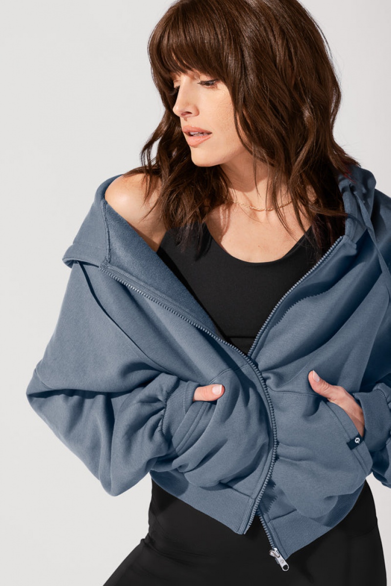 POPFLEX Zip Cloud Hoodie Blankyt | GXDR53728