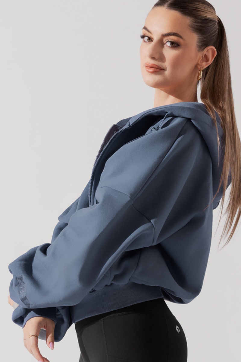 POPFLEX Zip Cloud Hoodie Blankyt | HFKD06721