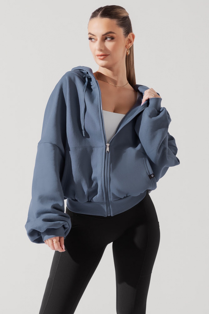 POPFLEX Zip Cloud Hoodie Blankyt | HFKD06721