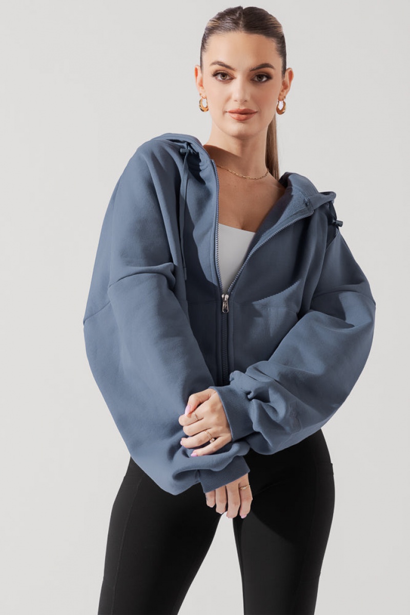 POPFLEX Zip Cloud Hoodie Blankyt | HFKD06721