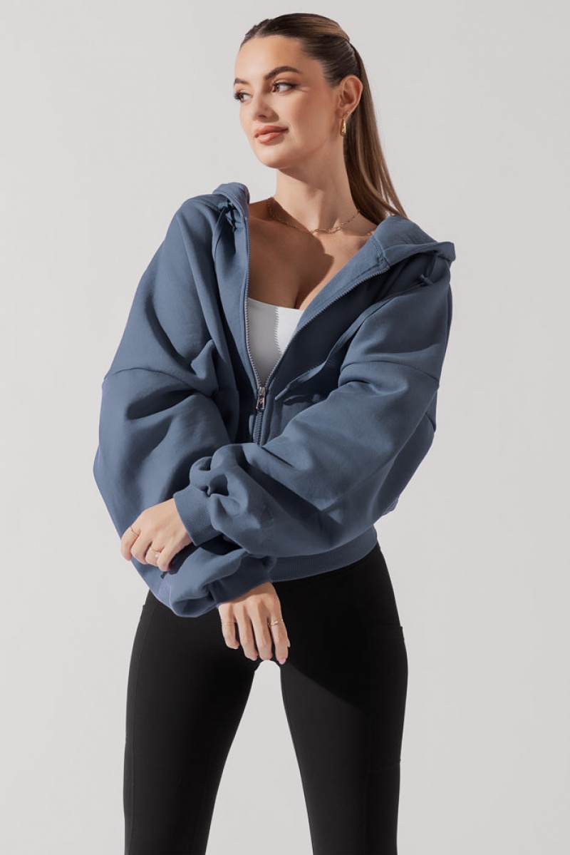 POPFLEX Zip Cloud Hoodie Blankyt | HFKD06721