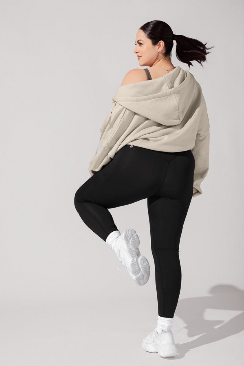 POPFLEX Zip Cloud Hoodie Seashell | XZVO91426